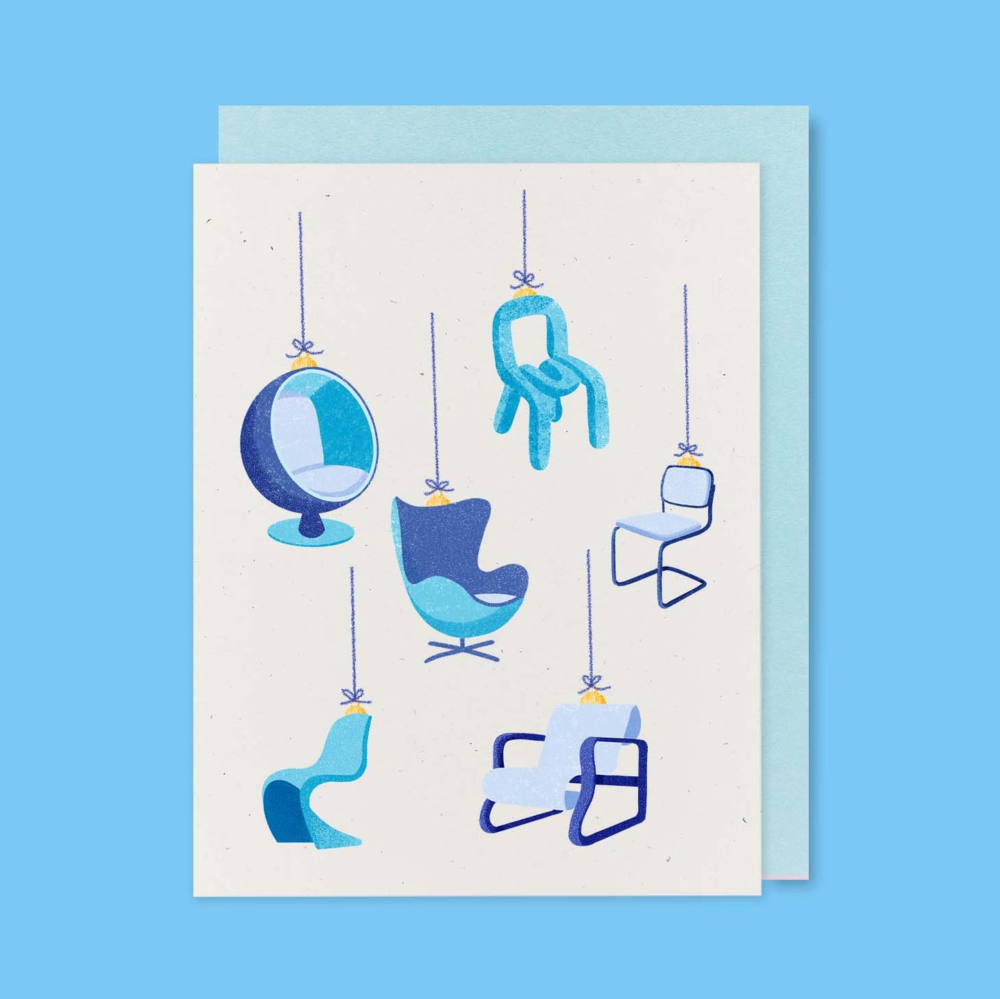 Chair Ornaments Greeting Card