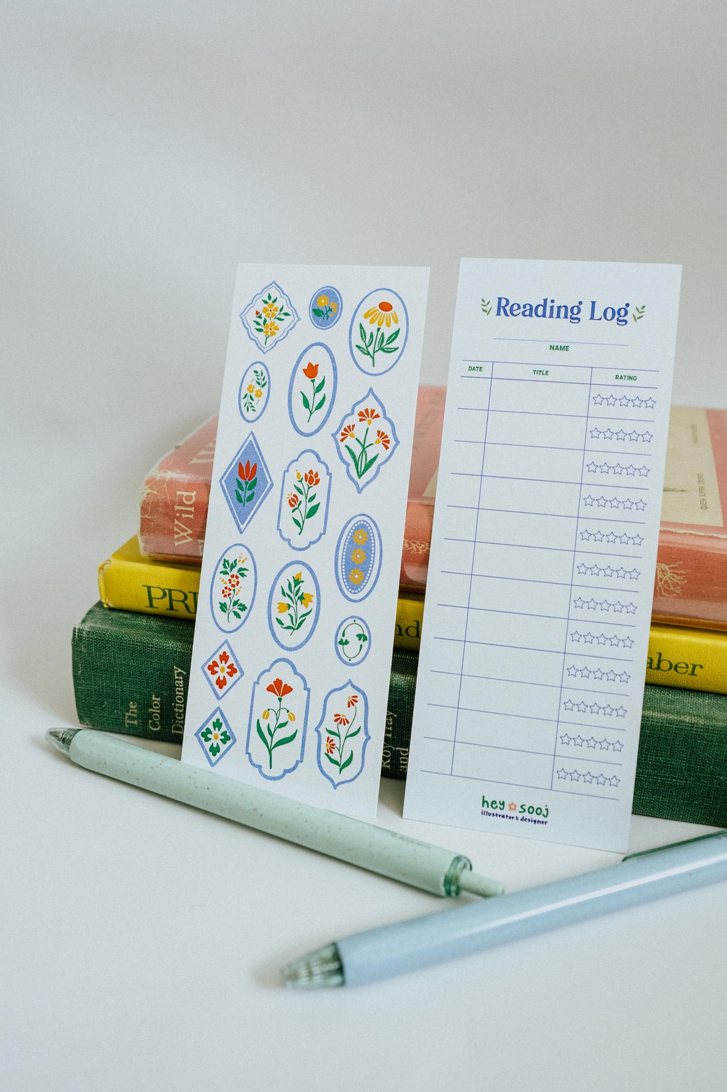 Floral Edition Bookmark