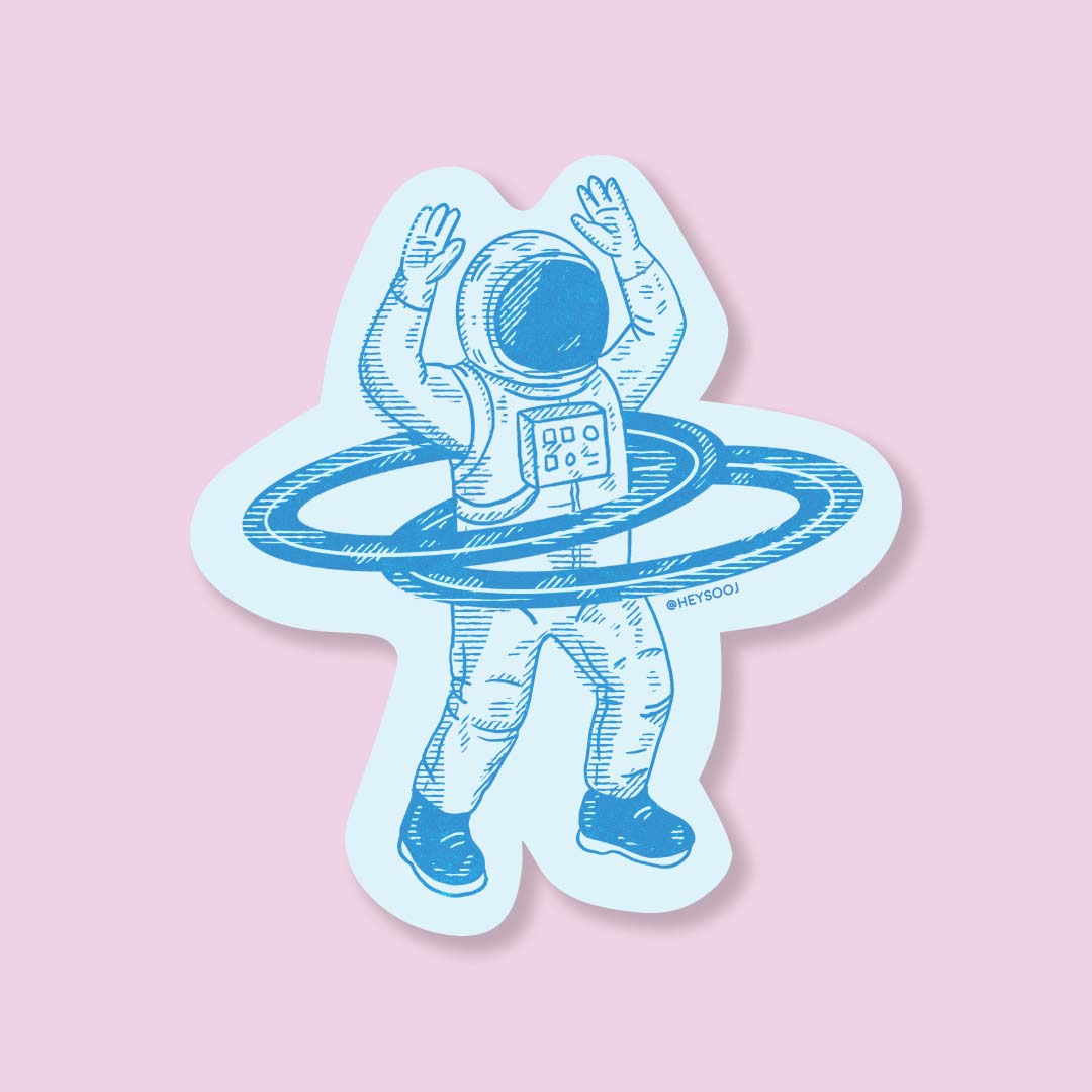Saturn Rings Sticker