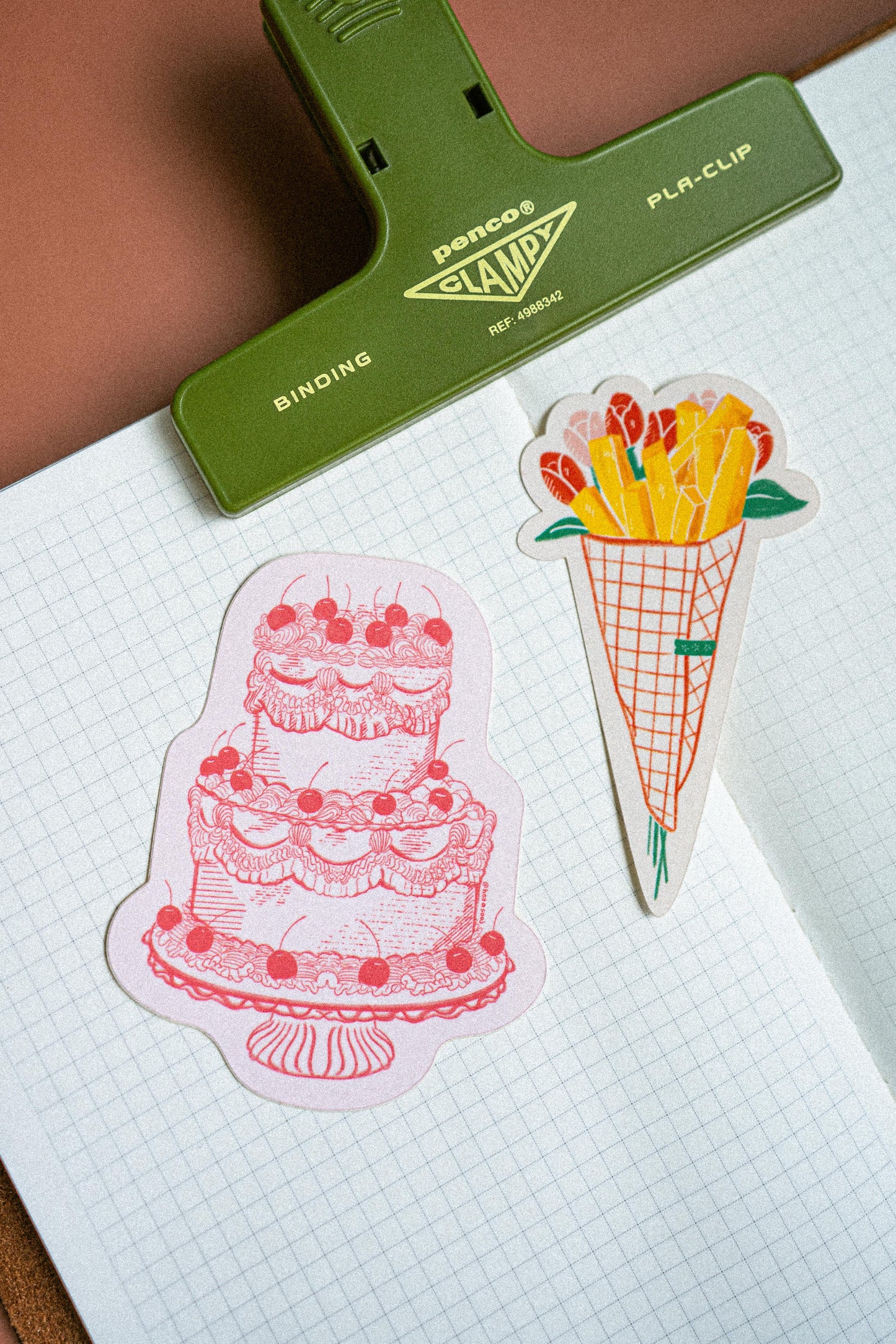 Vintage Cake Sticker