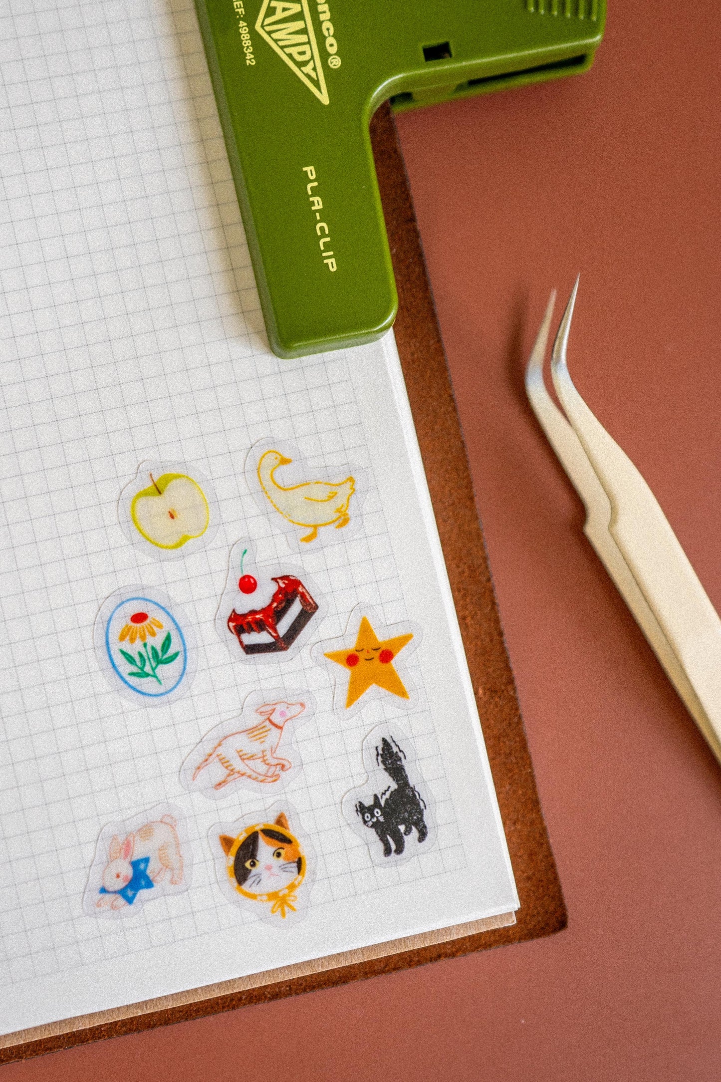 Cats in Hats Sticker Sheet