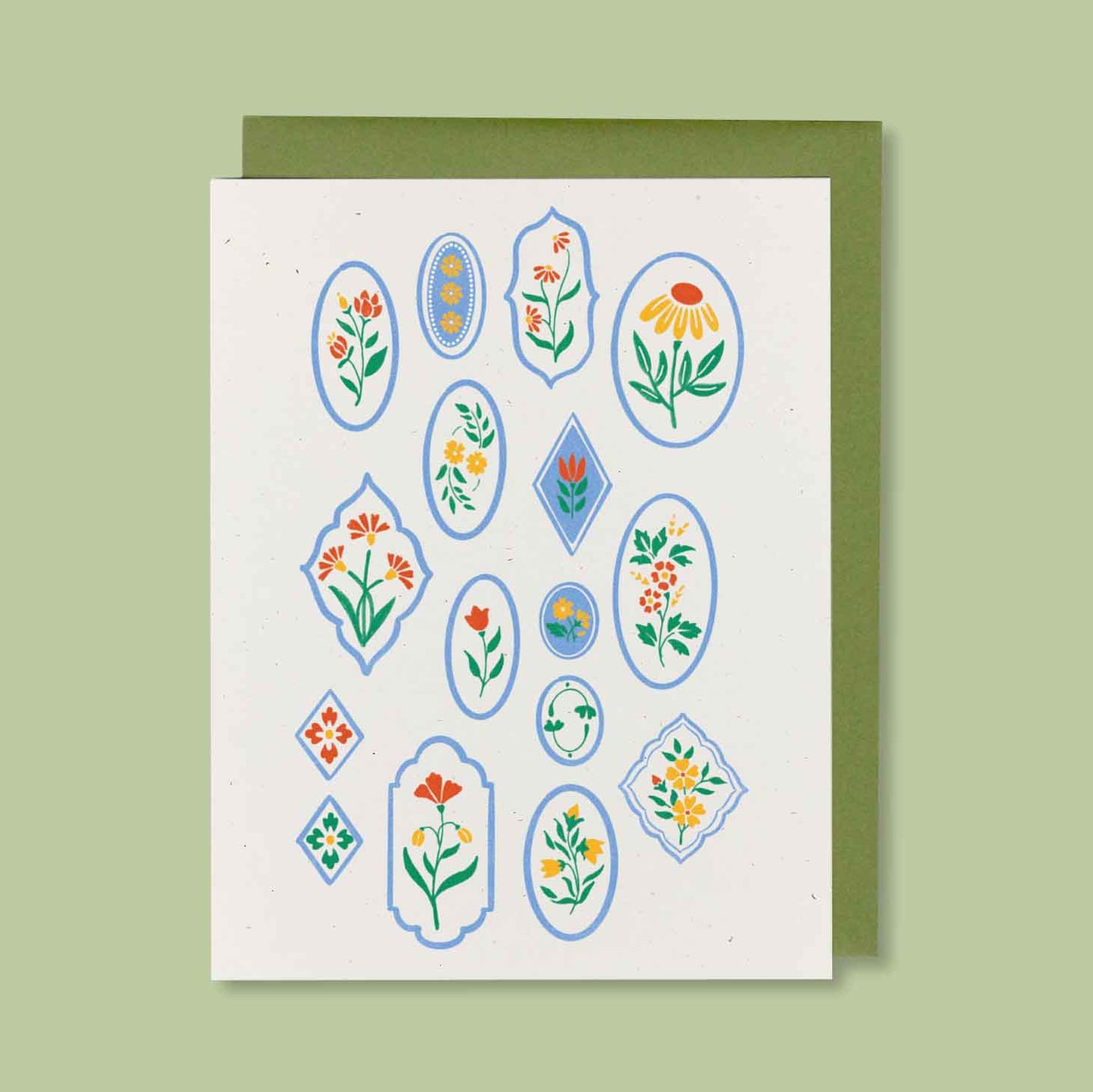 Flower Gallery Greeting Card