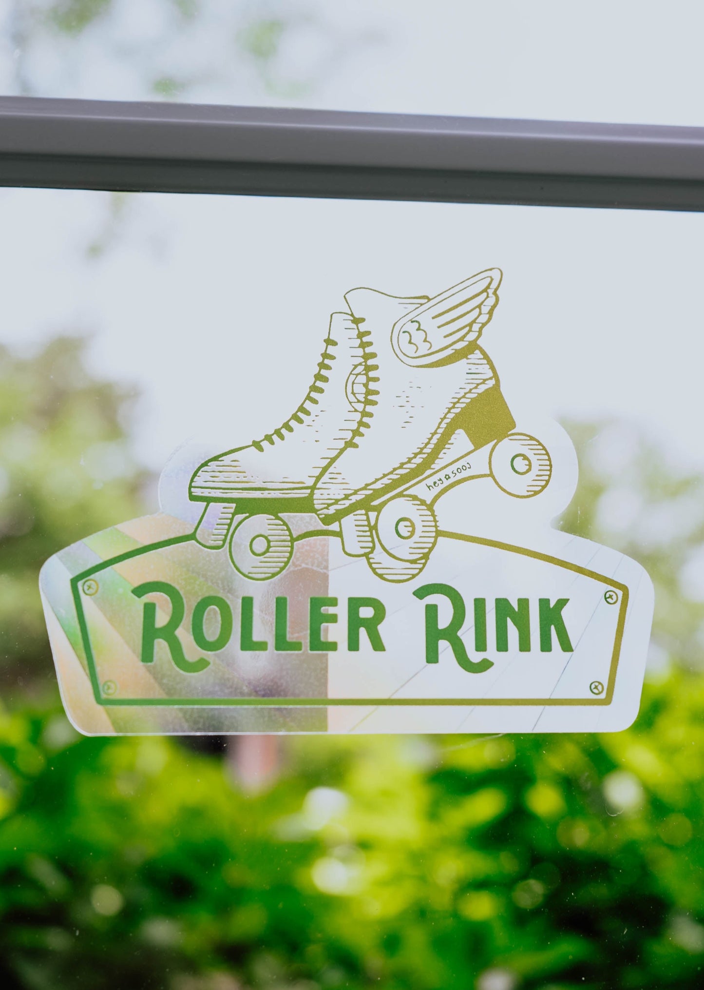 Roller Rink Rainbow Maker Decal Sun Catcher