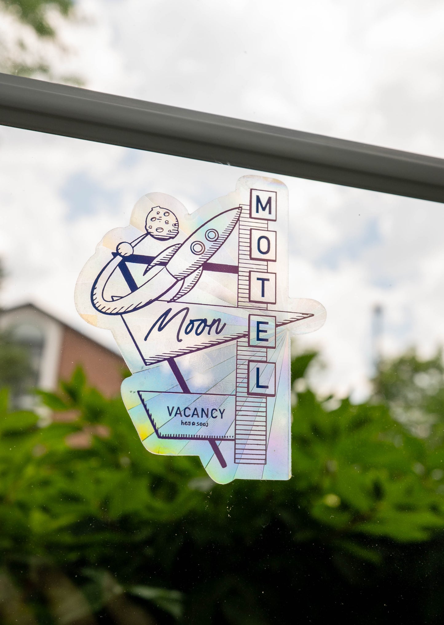 Moon Motel Rainbow Maker Decal Sun Catcher