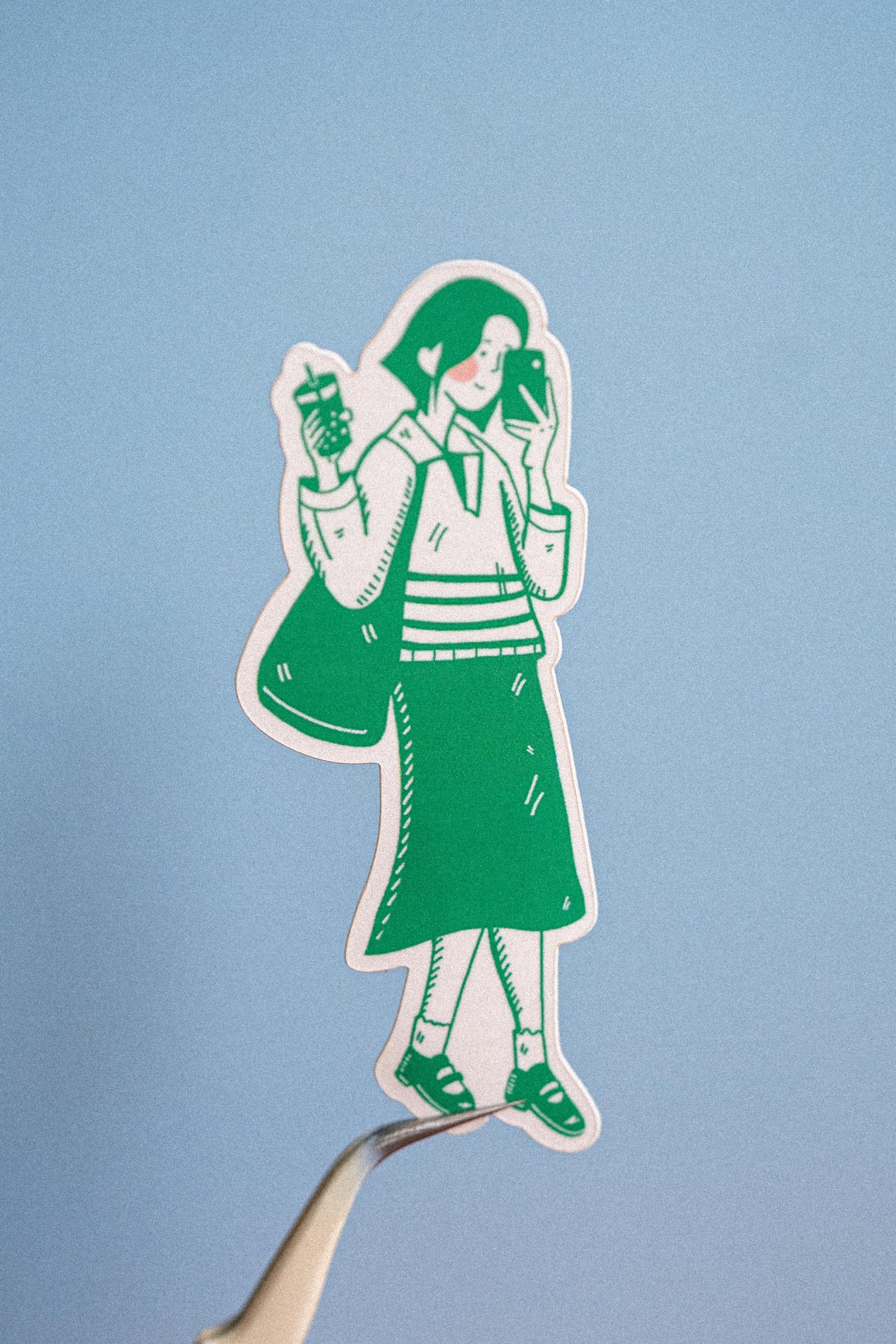 Boba Run Sticker