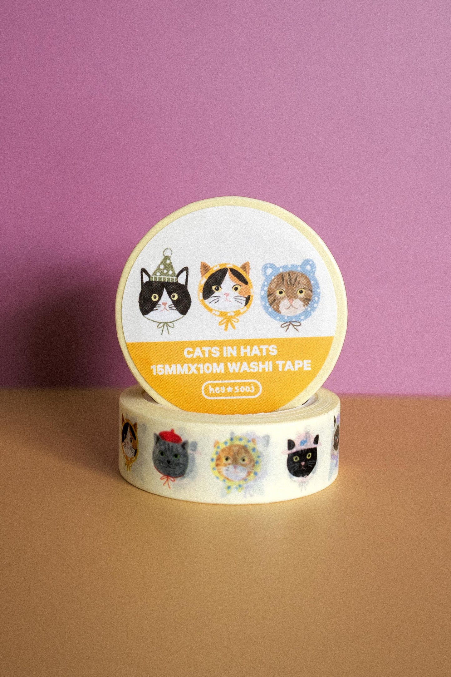 Cats in Hats Washi Tape