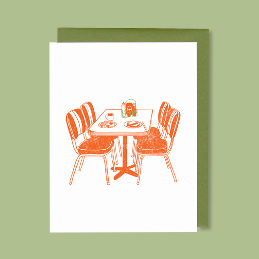 Diner Greeting Card