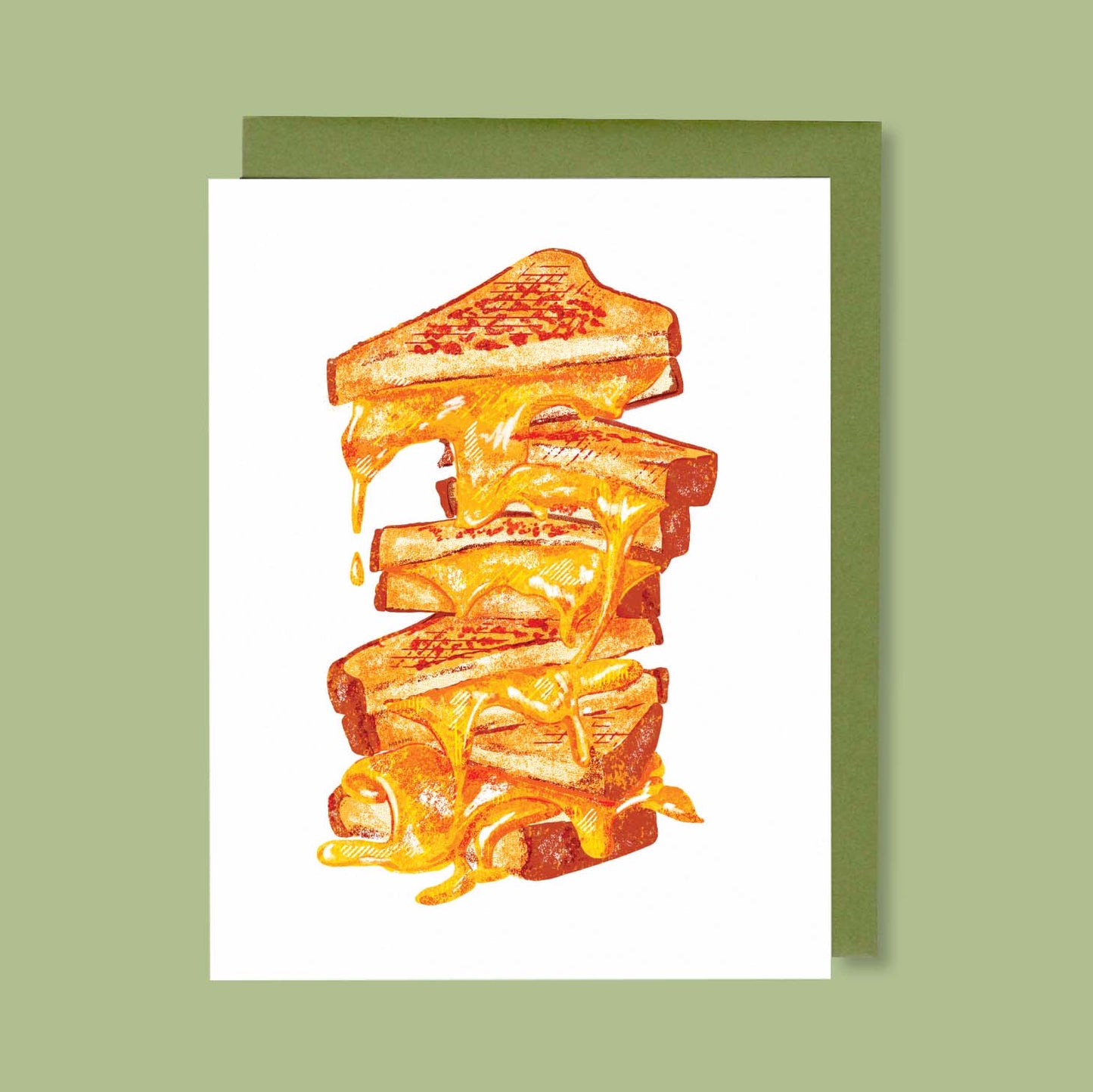 Grilled Cheese Greeting Card
