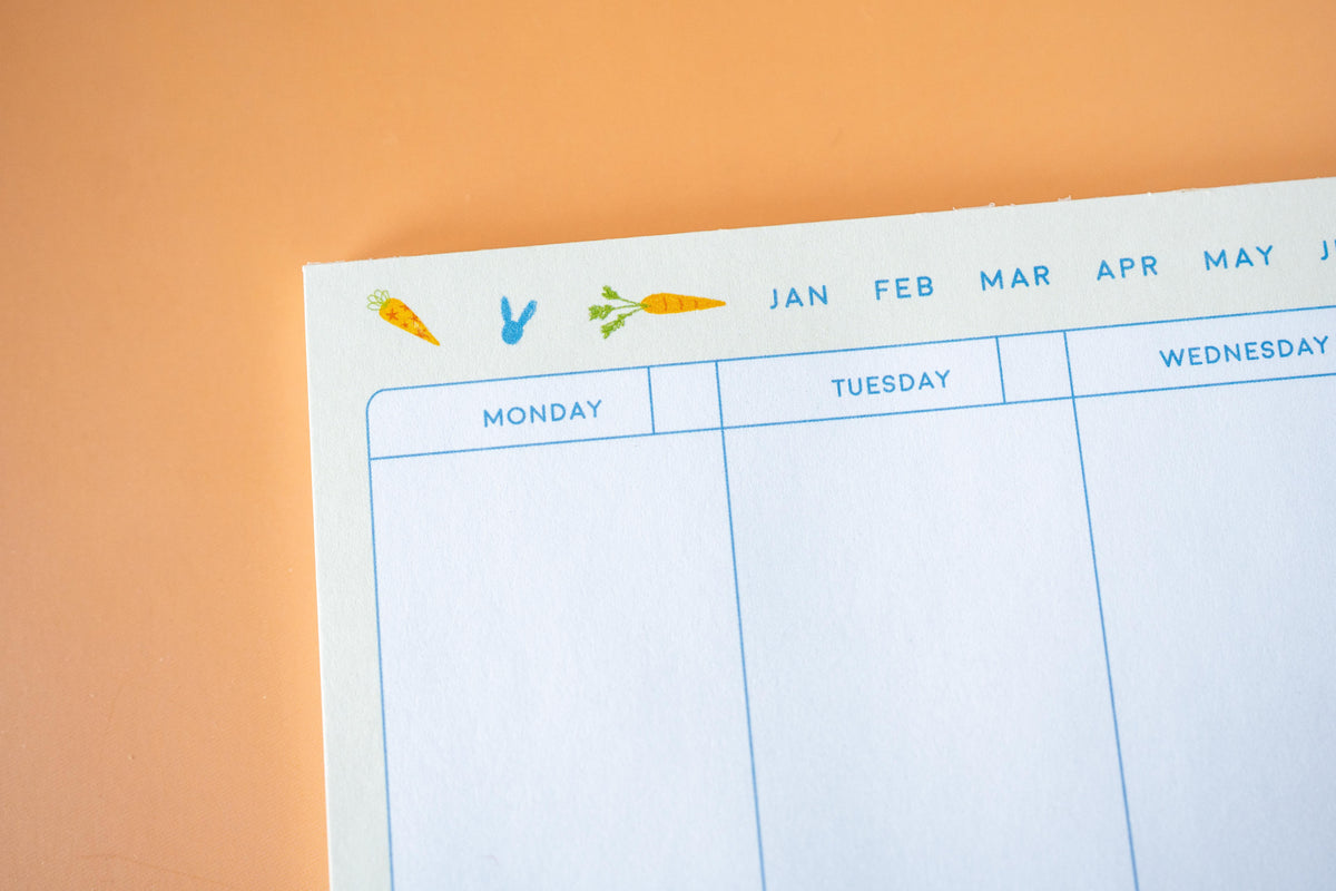Hare We Go Weekly Planner