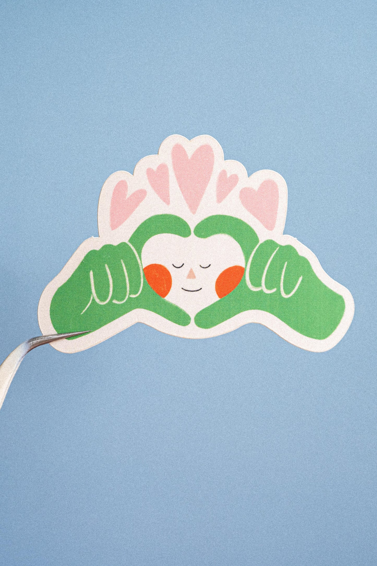 Heart Hands Sticker