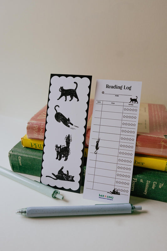 MISPRINT Purrfect Literature Bookmark