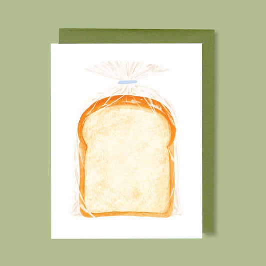 Milk Bread Greeting Card