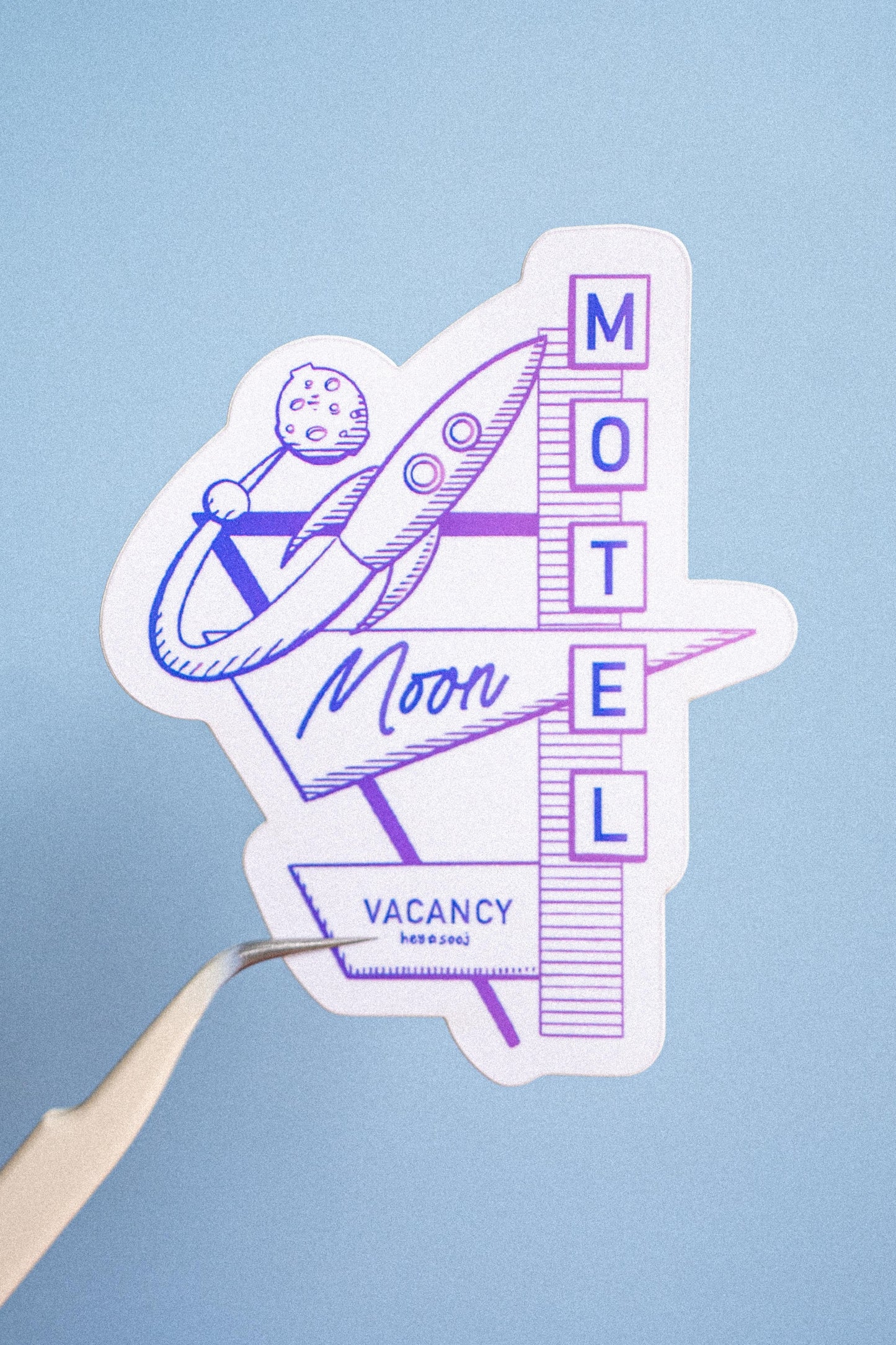 Moon Motel Sticker