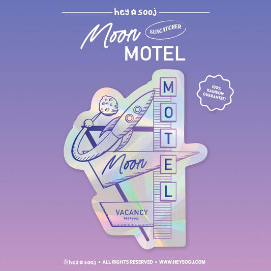 Moon Motel Rainbow Maker Decal Sun Catcher