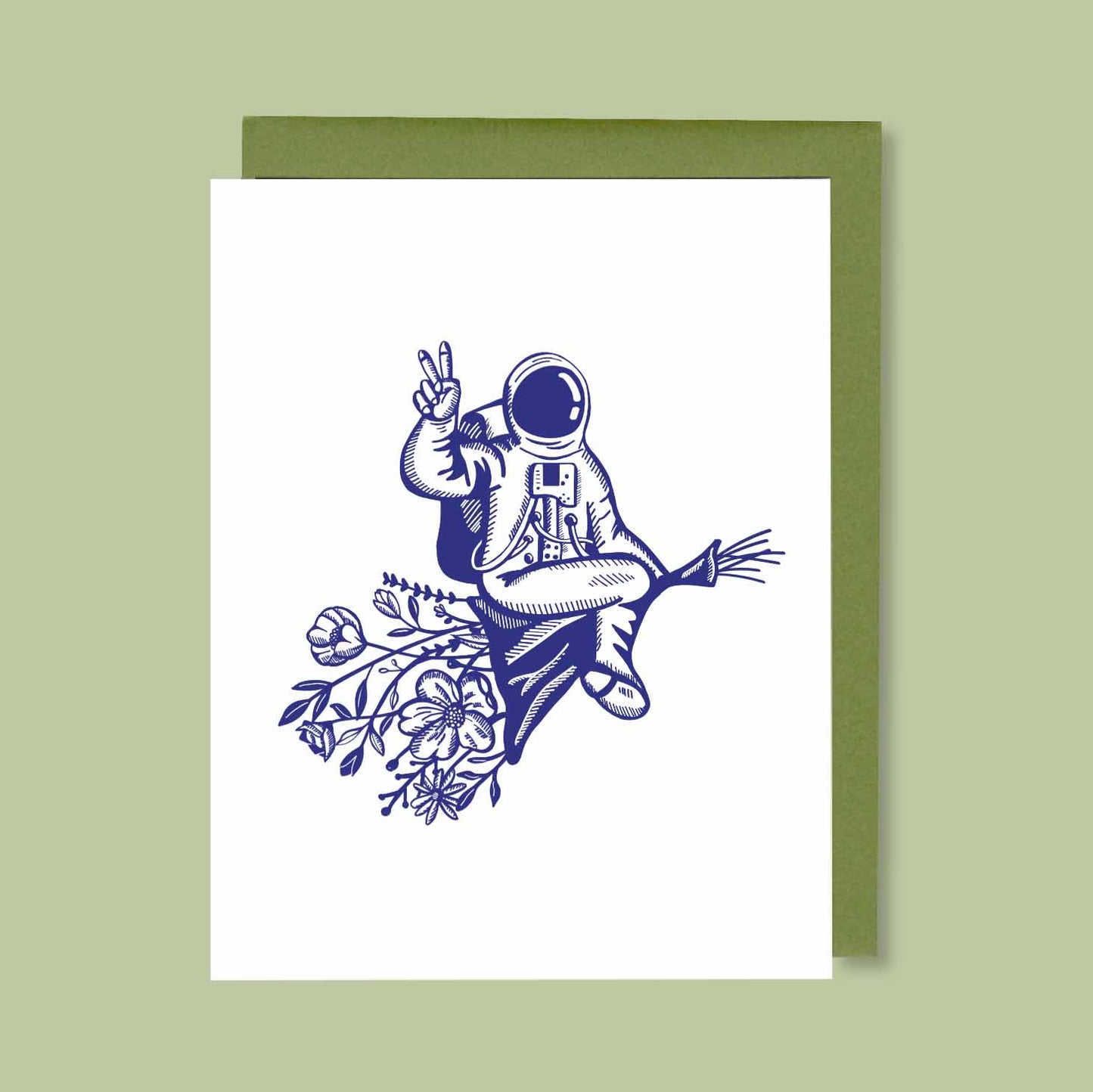 Over & Out Greeting Card