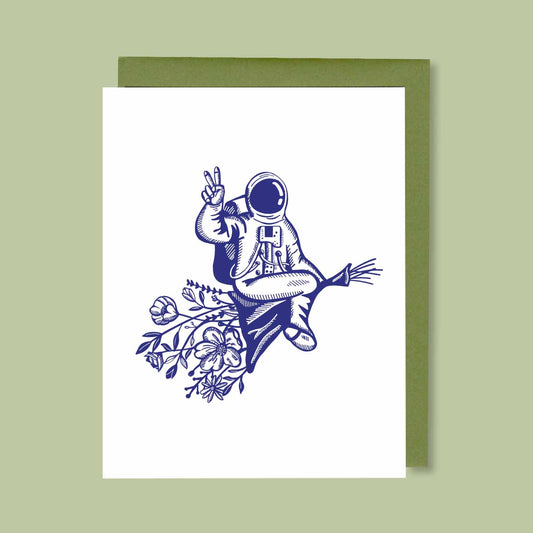 Over & Out Greeting Card