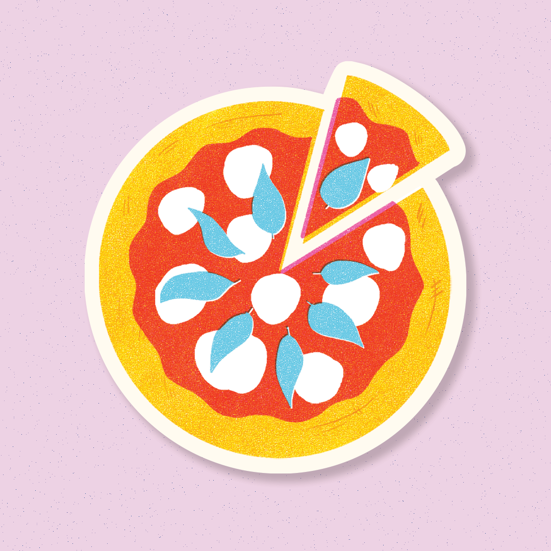 Pizza Sticker