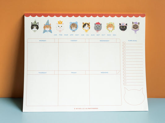 Purr Usual Weekly Planner