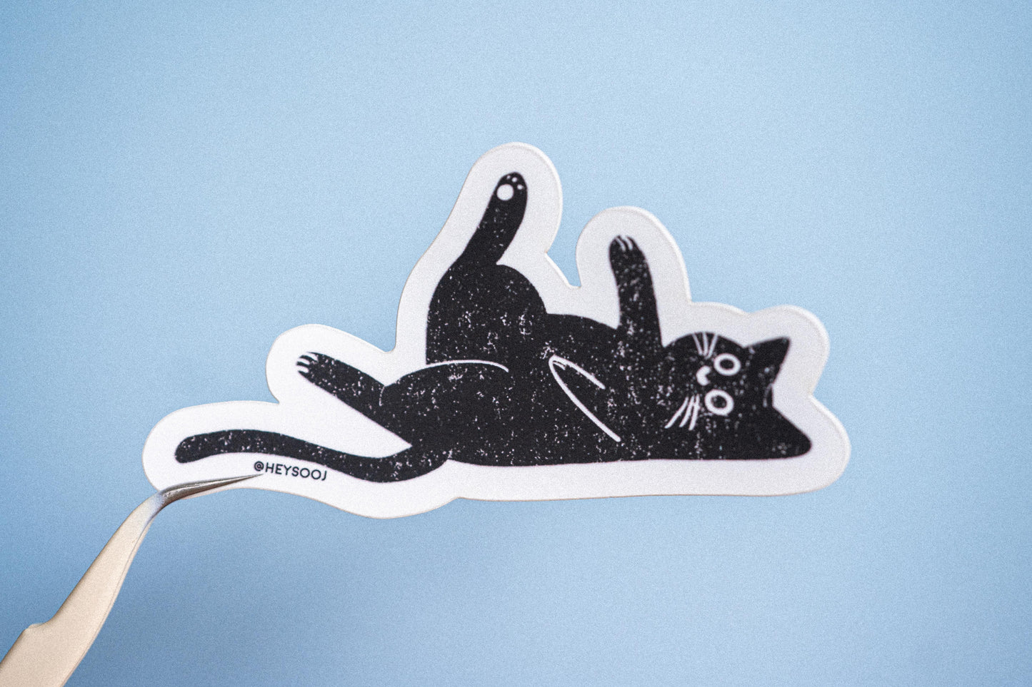 Purrfectly Chill Cat Sticker