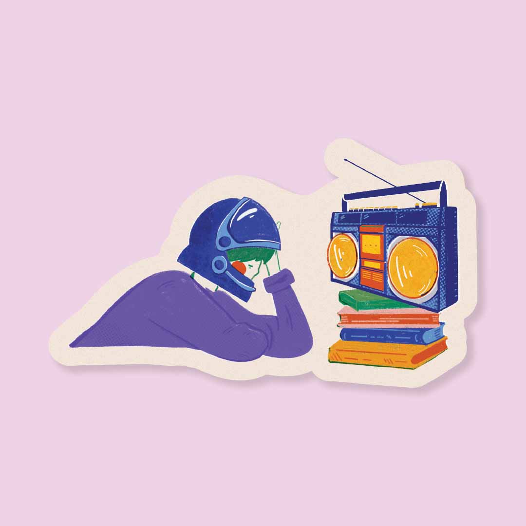 Radio Head Sticker