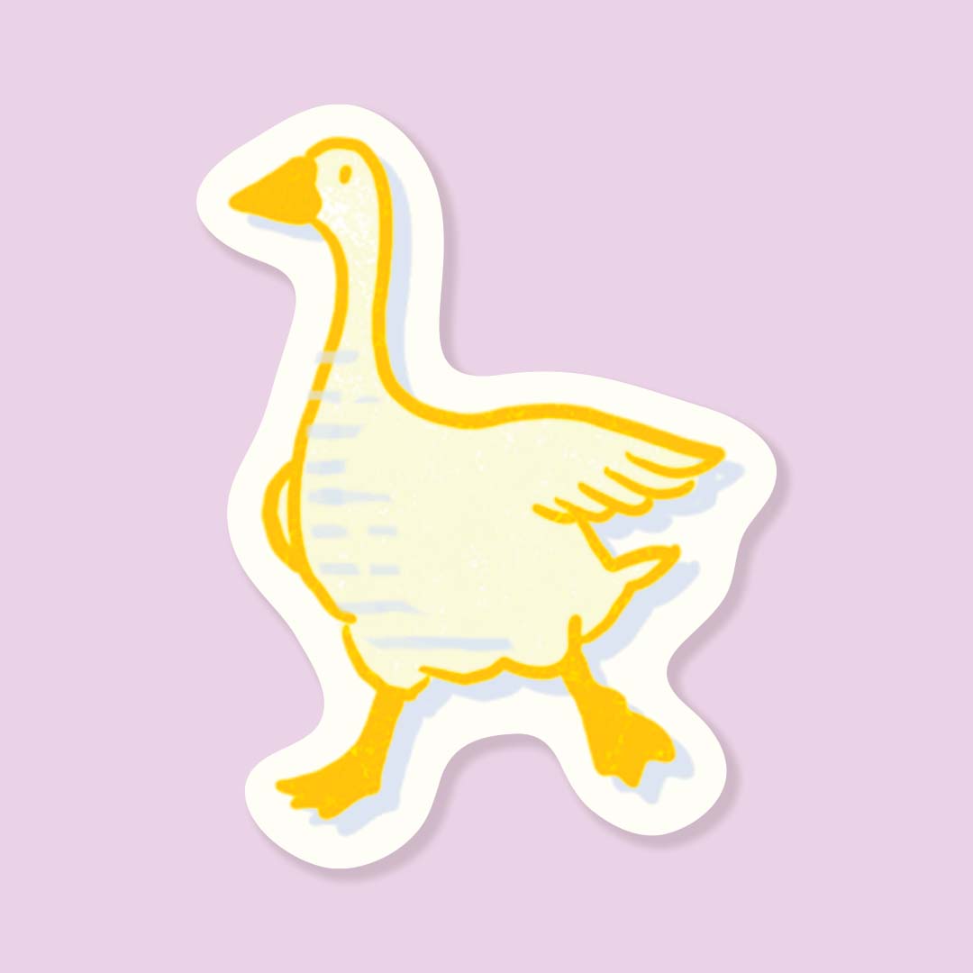 Silly Goose Sticker