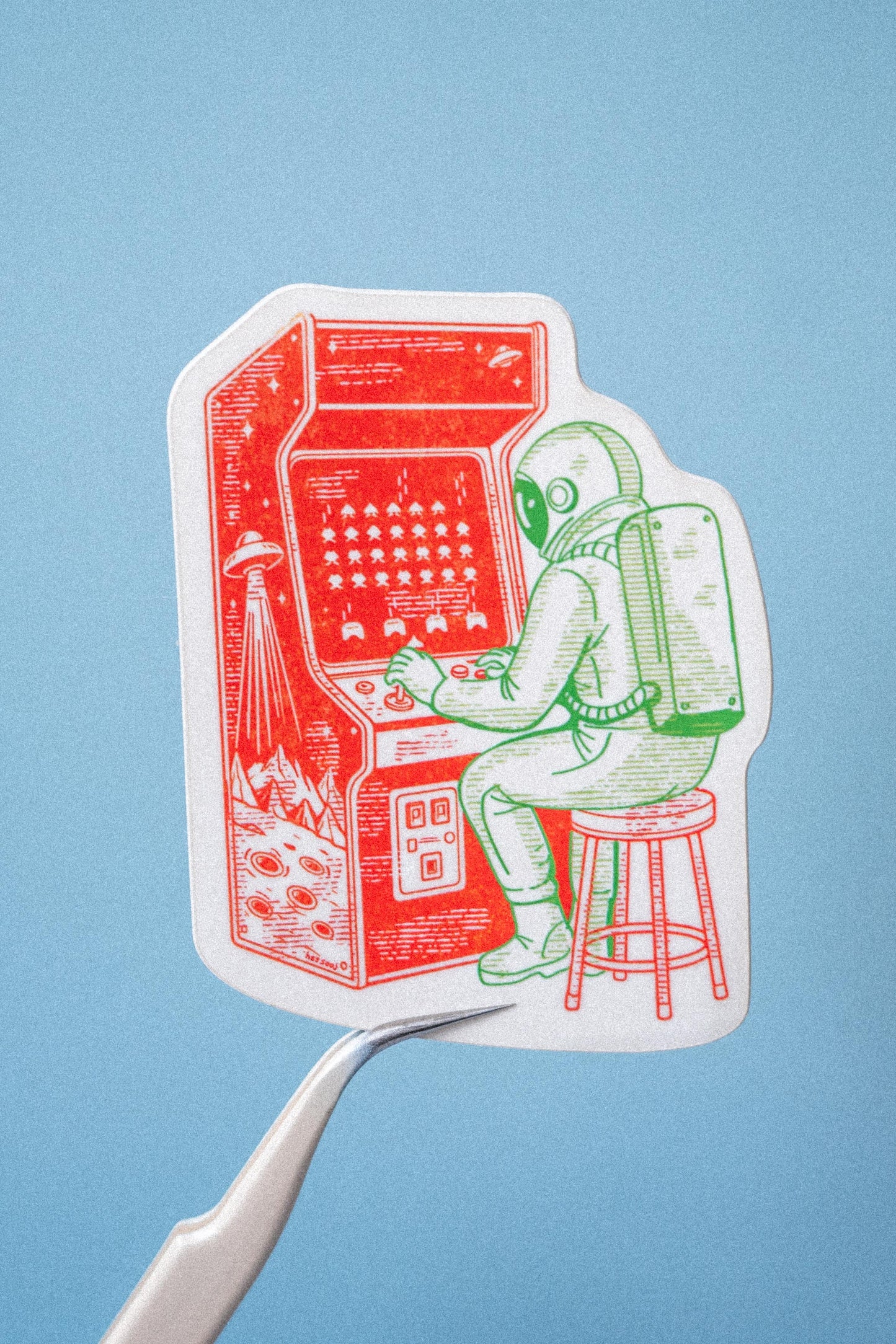 Space Invaders Sticker