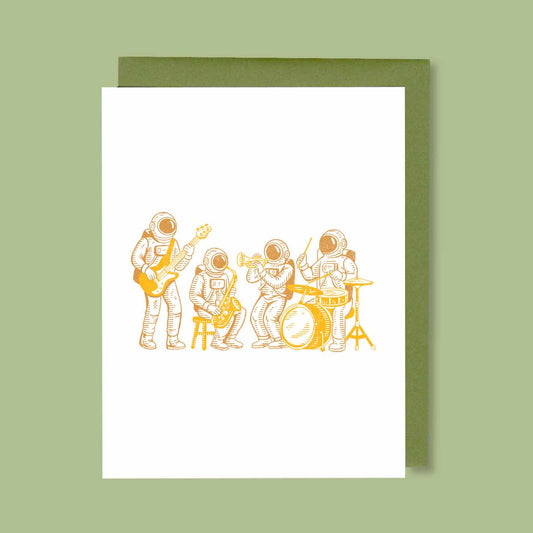 Space Jams Greeting Card