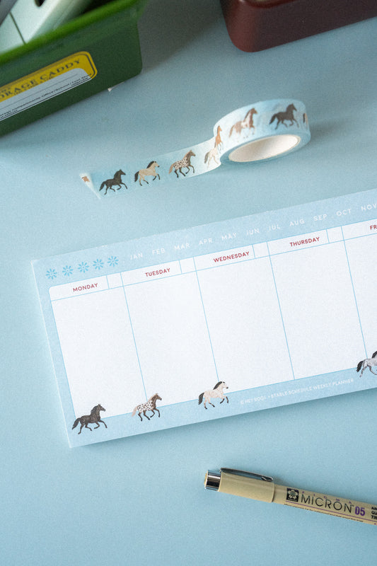 Stable Schedule Weekly Planner