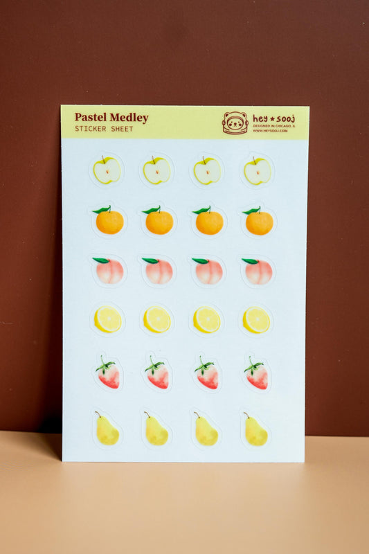 Pastel Medley Sticker Sheet