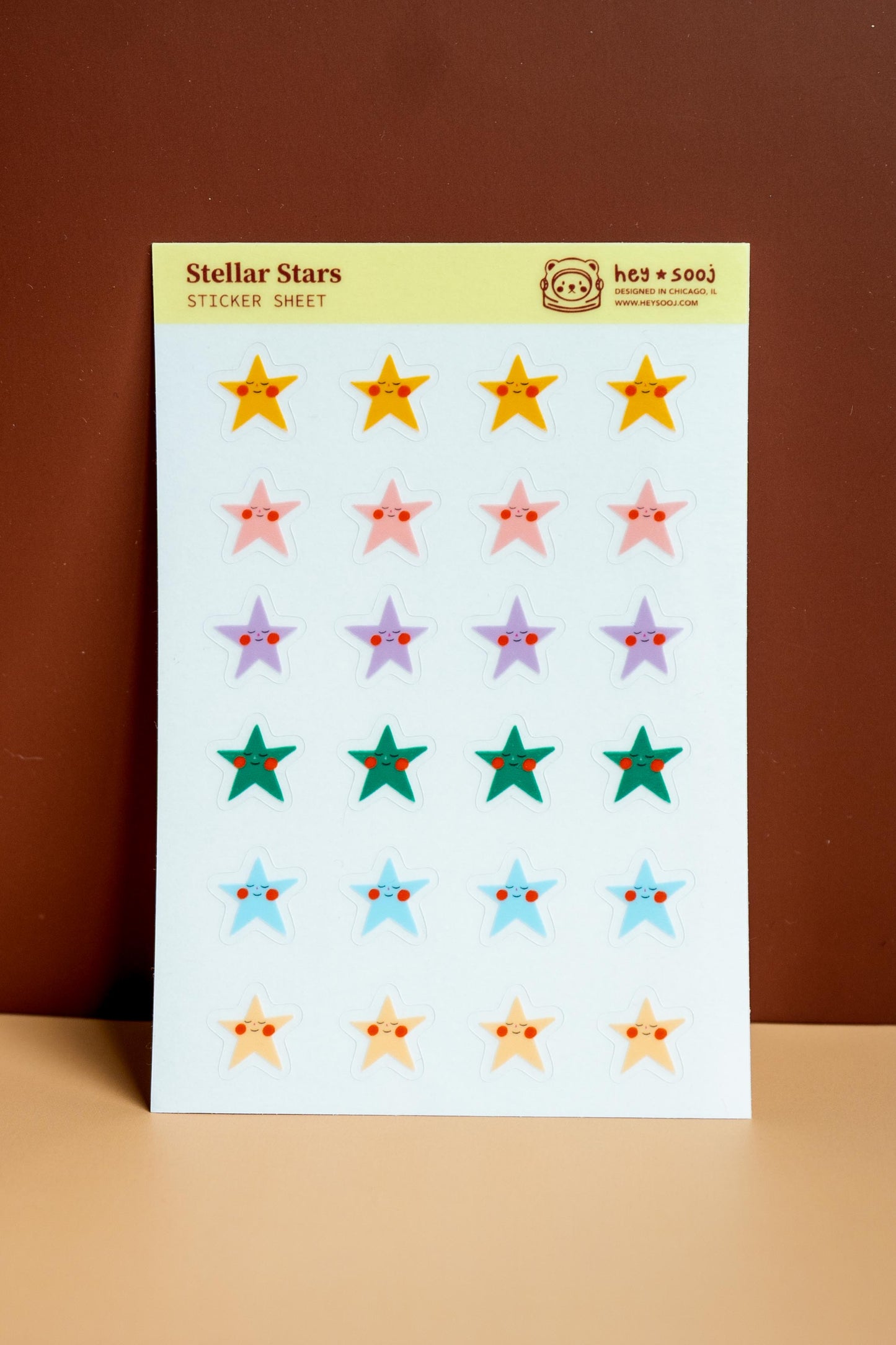 Stellar Stars Sticker Sheet