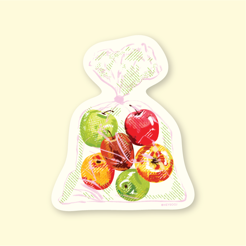 Apple Season Sticker