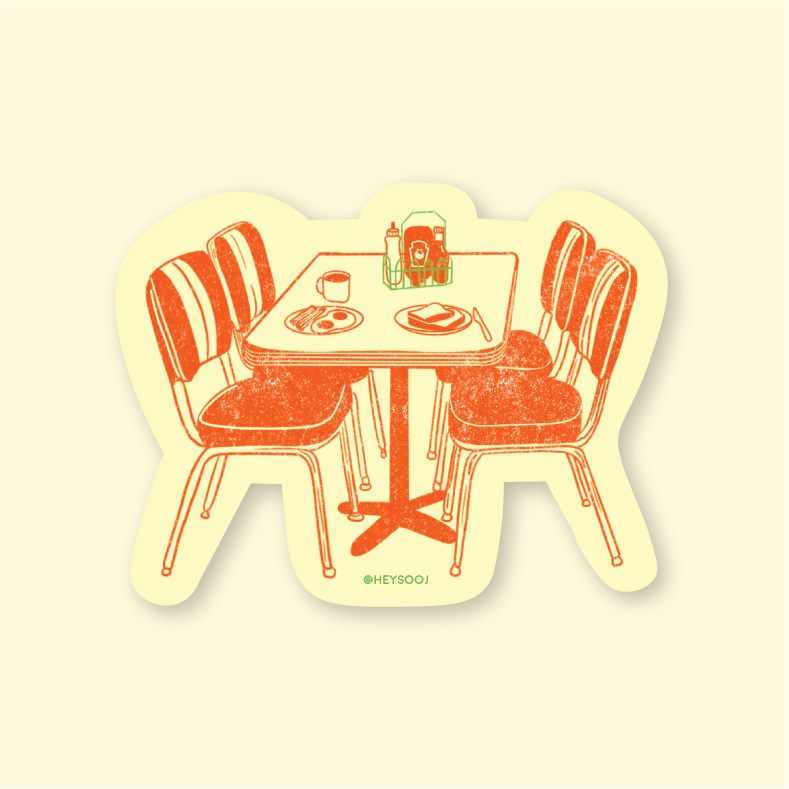 Diner Sticker