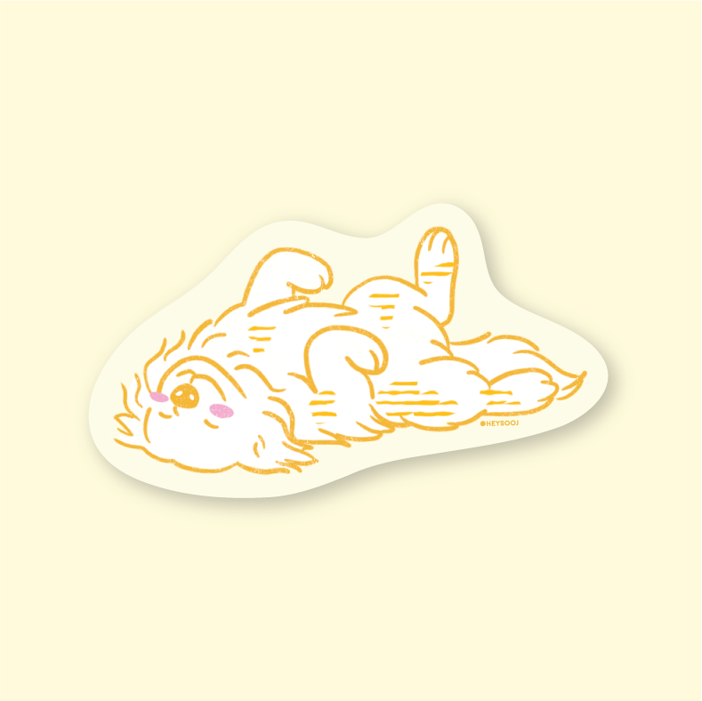 Golden Girl Sticker