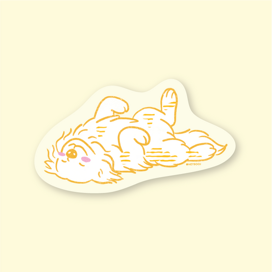 Golden Girl Sticker