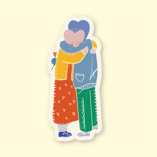 Heart to Heart Sticker