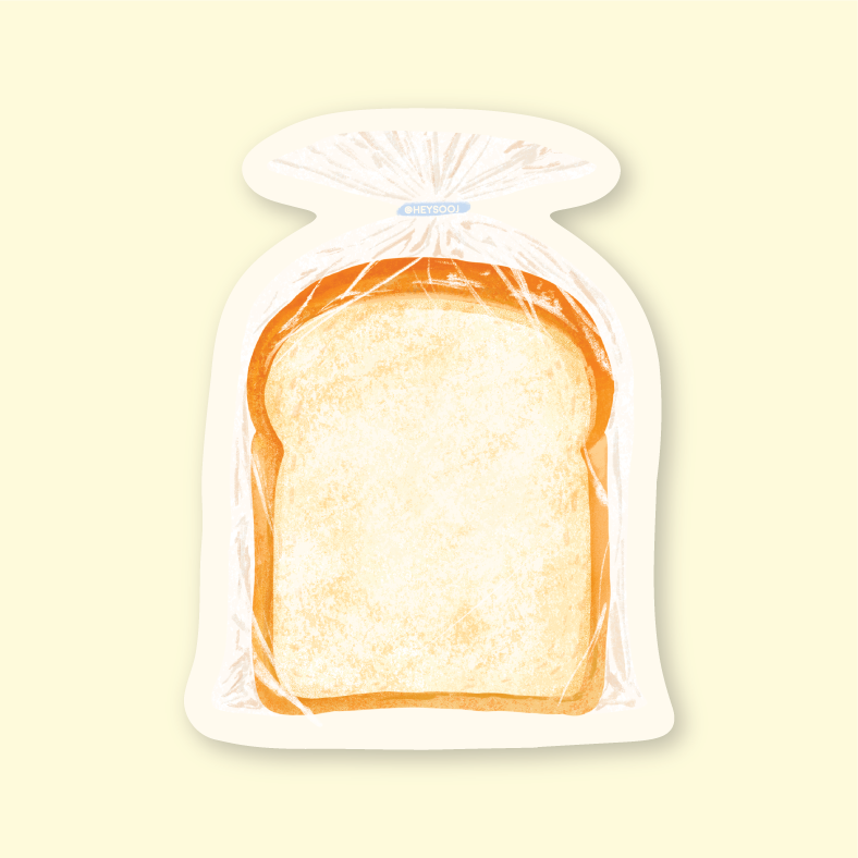 Milk Bread Sticker