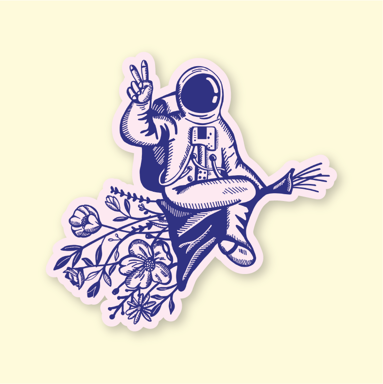 Over & Out Sticker
