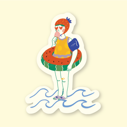 Pool Day Sticker