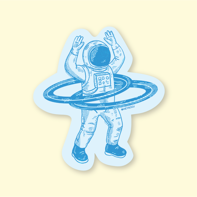 Saturn Rings Sticker