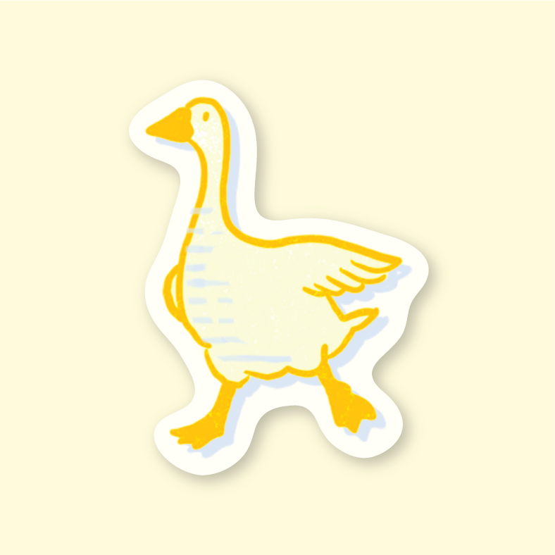 Silly Goose Sticker