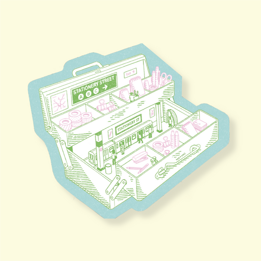 Stationery Street Sticker