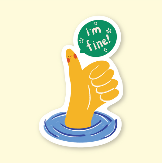 I'm Fine Sticker