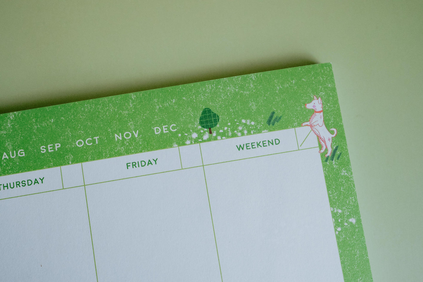Dog Days Weekly Planner