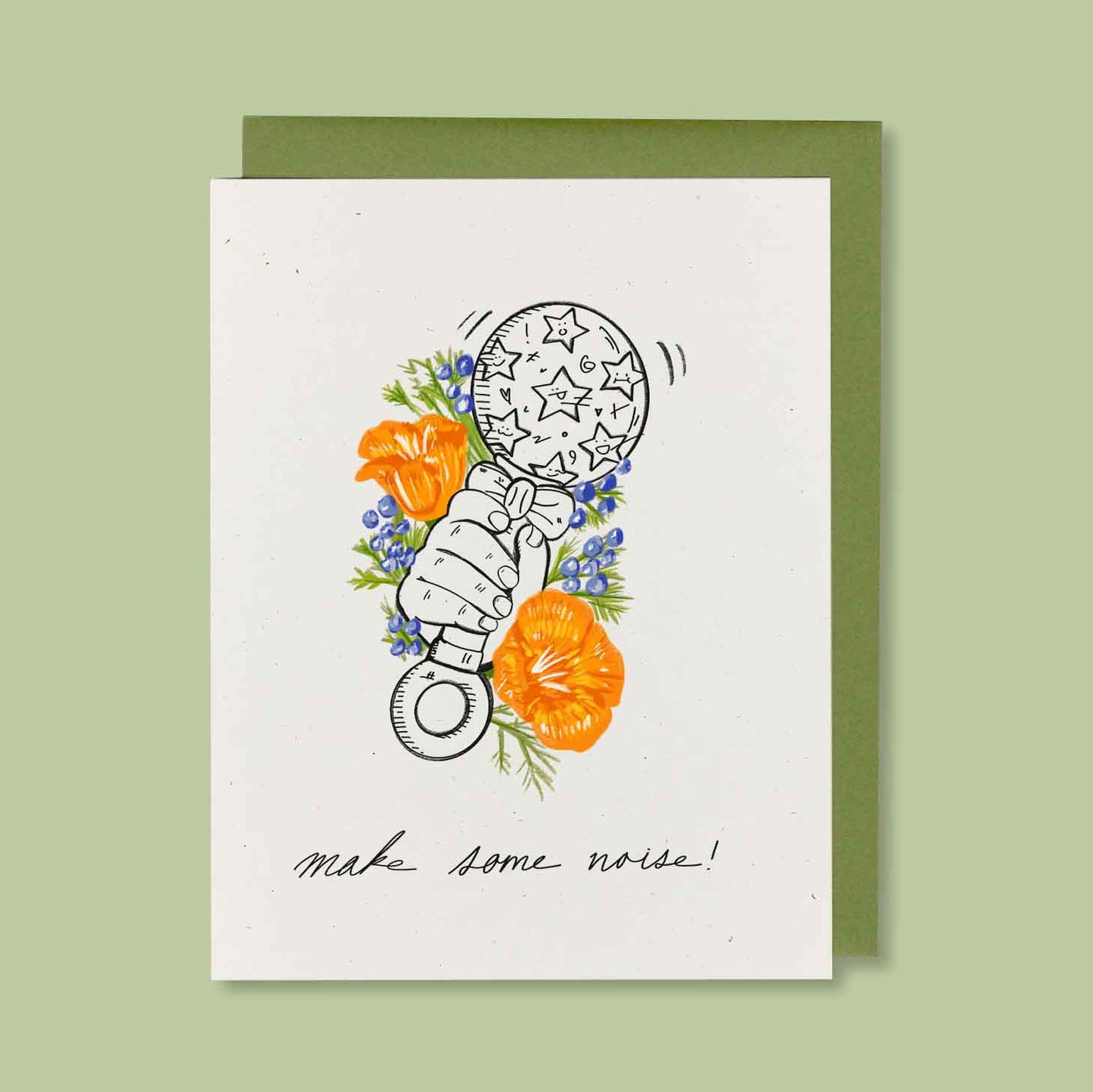 Make Some Noise! Greeting Card