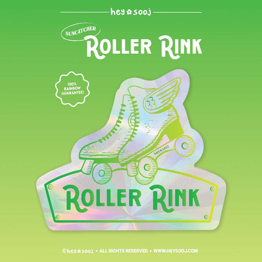 Roller Rink Rainbow Maker Decal Sun Catcher