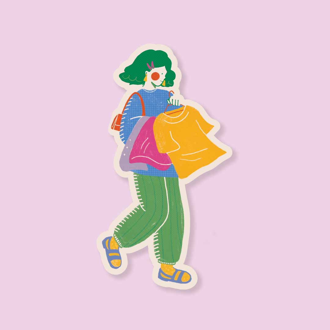 Shopping Spree Sticker