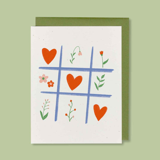 Tic-Tac-Toe Greeting Card