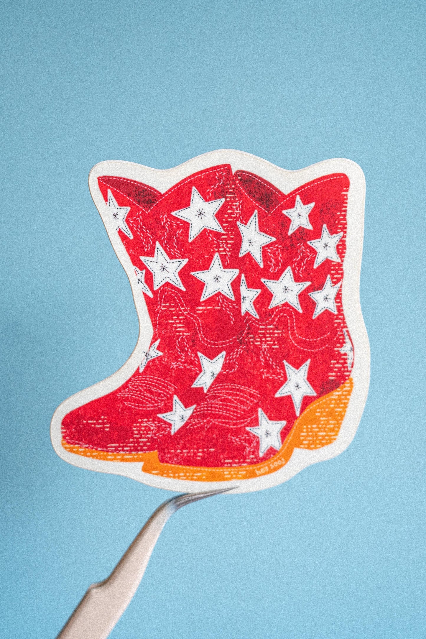 Lucky Star Boots Sticker