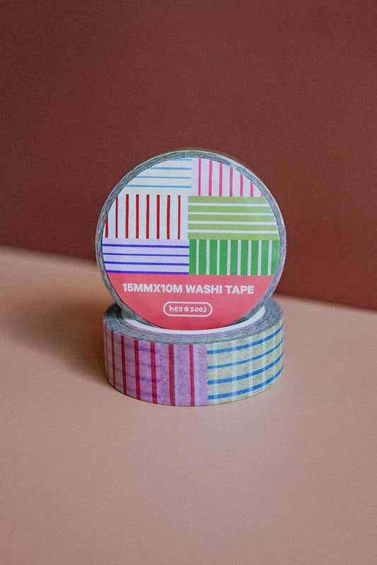 Colorful Stripes Washi Tape